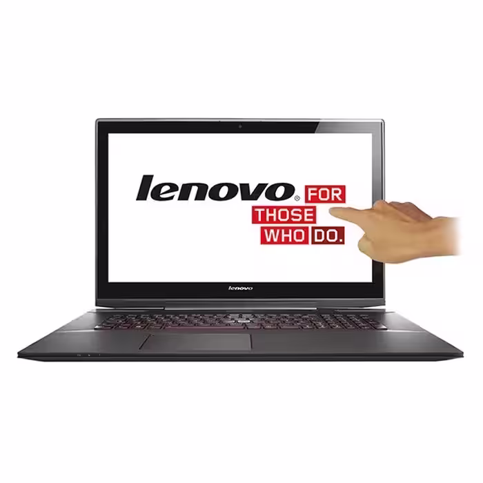 لپ تاپ لنوو مدل وای 7070 با پردازنده i7 و صفحه نمایش لمسی به همراه دی وی دی رایتر اکسترنال