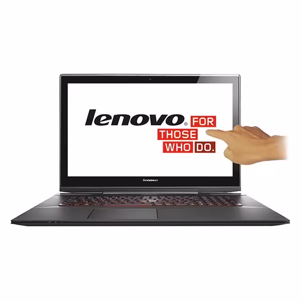 لپ تاپ لنوو مدل وای 7070 با پردازنده i7 و صفحه نمایش لمسی به همراه دی وی دی رایتر اکسترنال