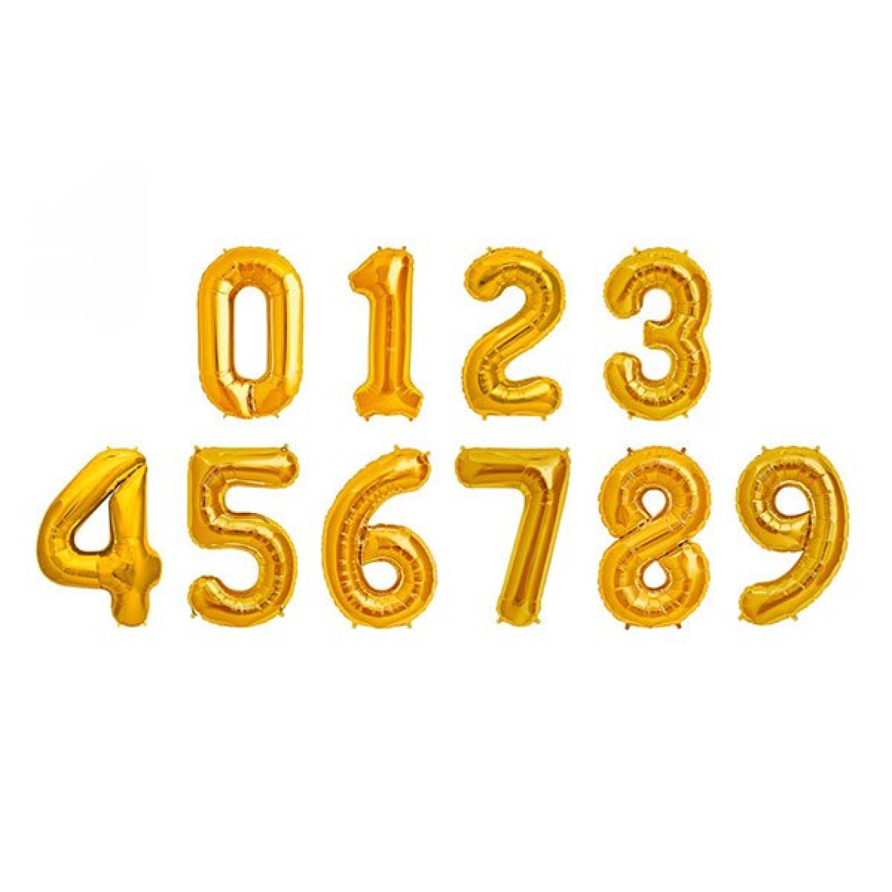 بادکنک فویلی عدد طلایی (32 اینچی)