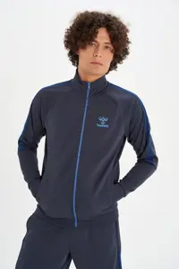 سافت شل و پلار آبی مردانه zipper sweatsh اورجینال hummel