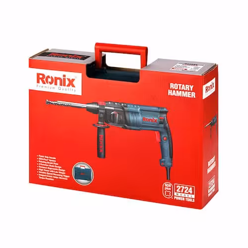 دریل بتن کن 24 میلیمتری 2724 رونیکس 3 حالته 3 کیلویی  700 وات 