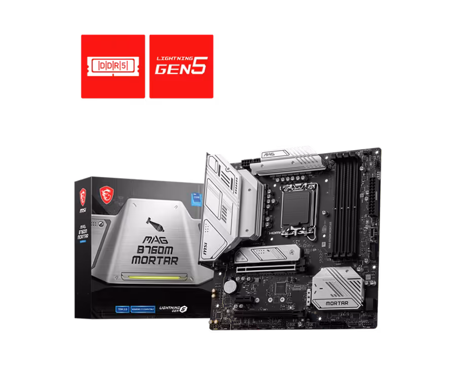 مادربرد ام اس آی مدل MAG B760M MORTAR سوکت LGA1700