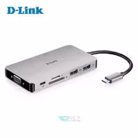 هاب USB &amp; HDMI &amp; VGA &amp; Ethernet دی لینک مدل D-Link DUB-M910 (9-IN-1)