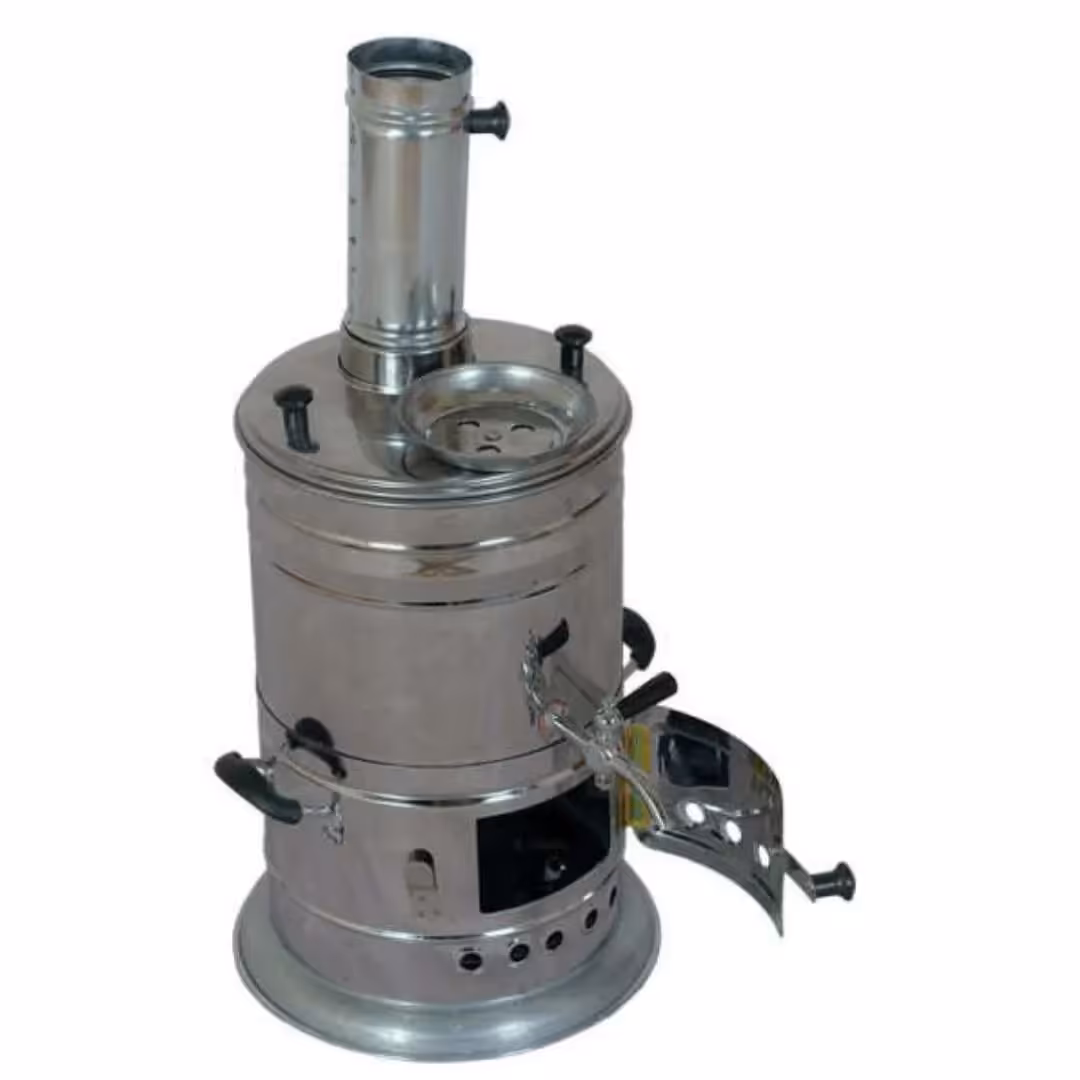 سماور ذغالی استیل 5لیتر 