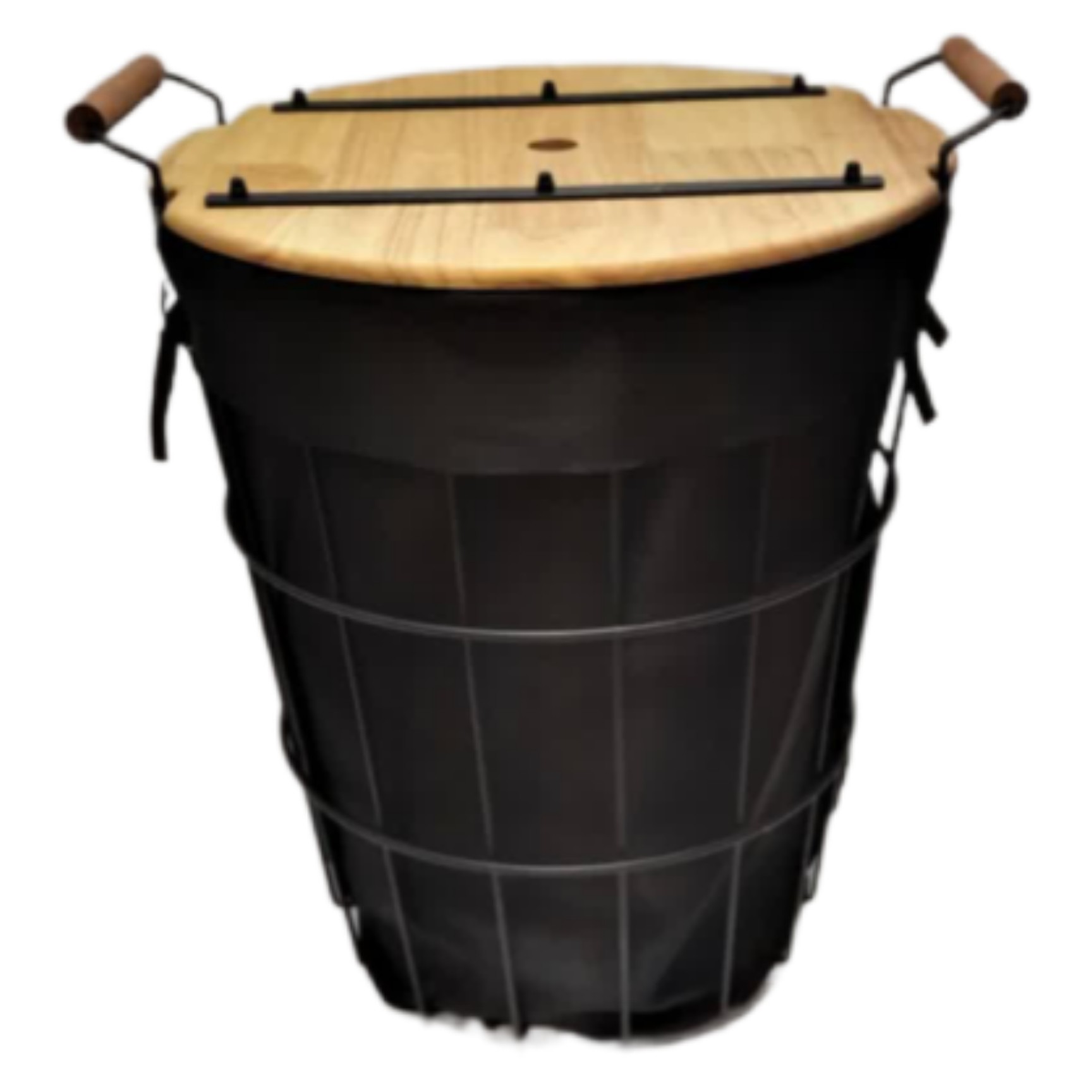 سبدلباس چوب و فلز