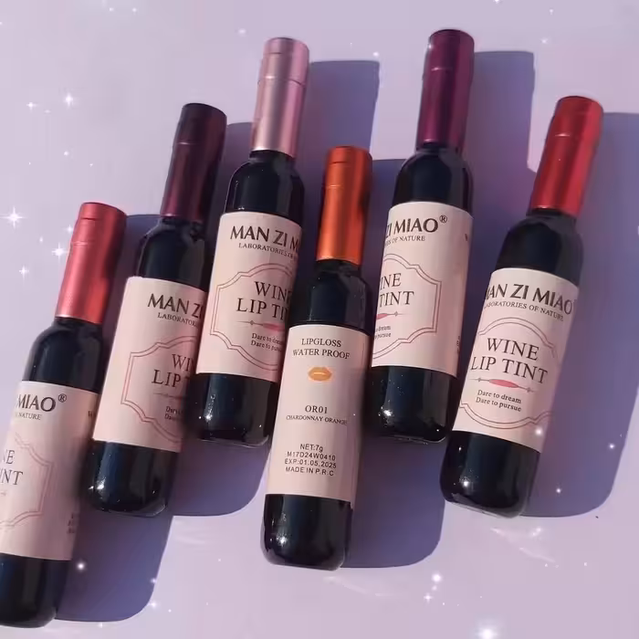 تینت لب مدل شامپاینی در 6 رنگ متنوع با ماندگاری و پیگمنت بالا