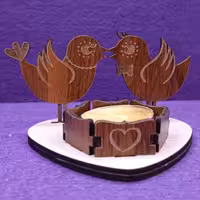 جاشمعی طرح پرندگان عاشق