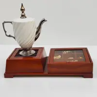 جعبه هدیه وارمردار چوبی دکورستیک مدل جانان پس کرایه
