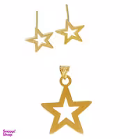 نیم ست طلا 18 عیار کانیار گالری مدل L20