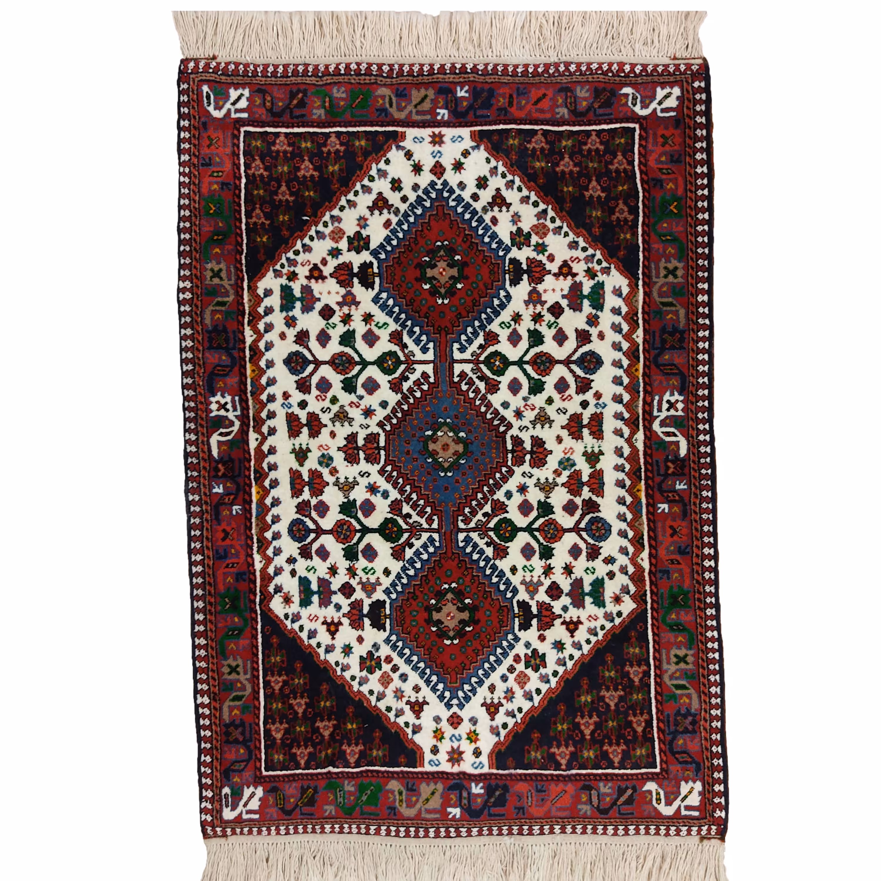 فرش دستبافت یک و نیم متری مدل یلمه کد 336