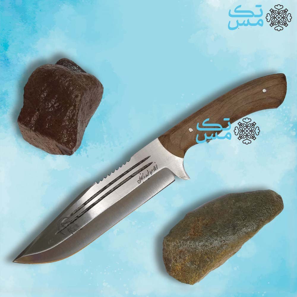 چاقوی کمپینگ سفارشی احمدی با غلاف