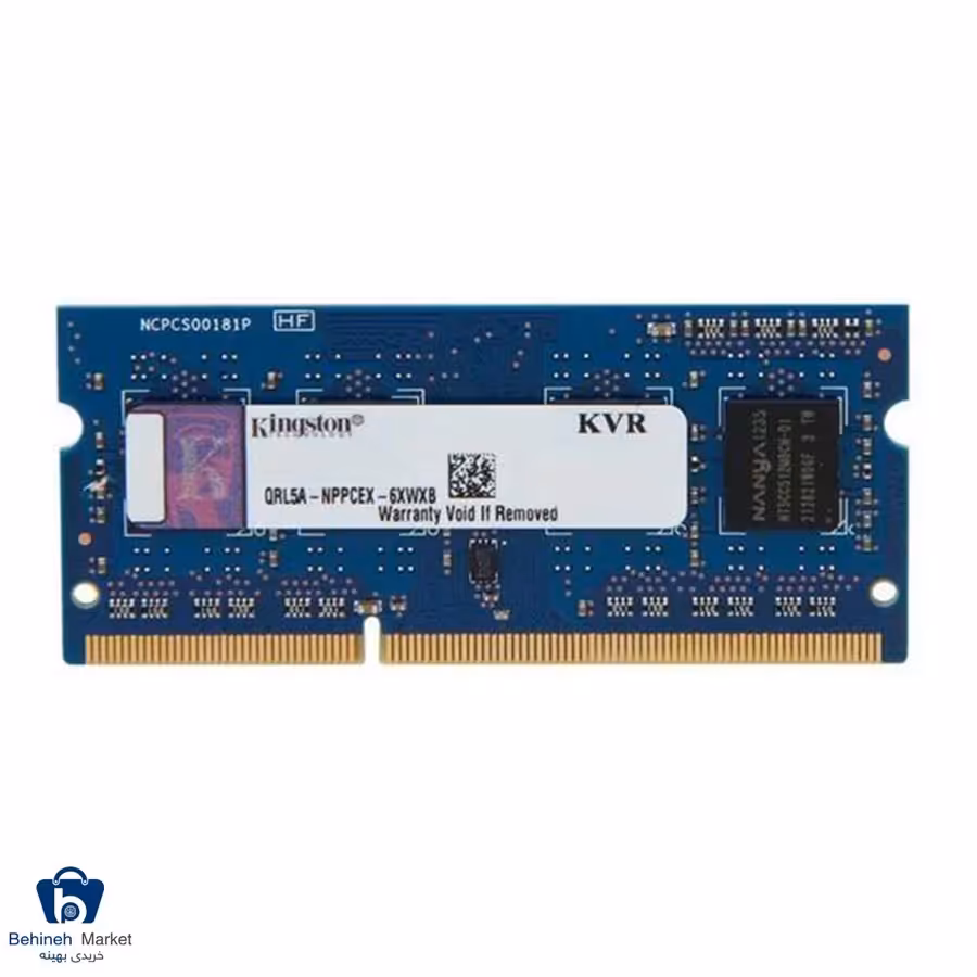 رم لپ تاپ کینگستون مدل PC3 4GB DDR3 1600MHz