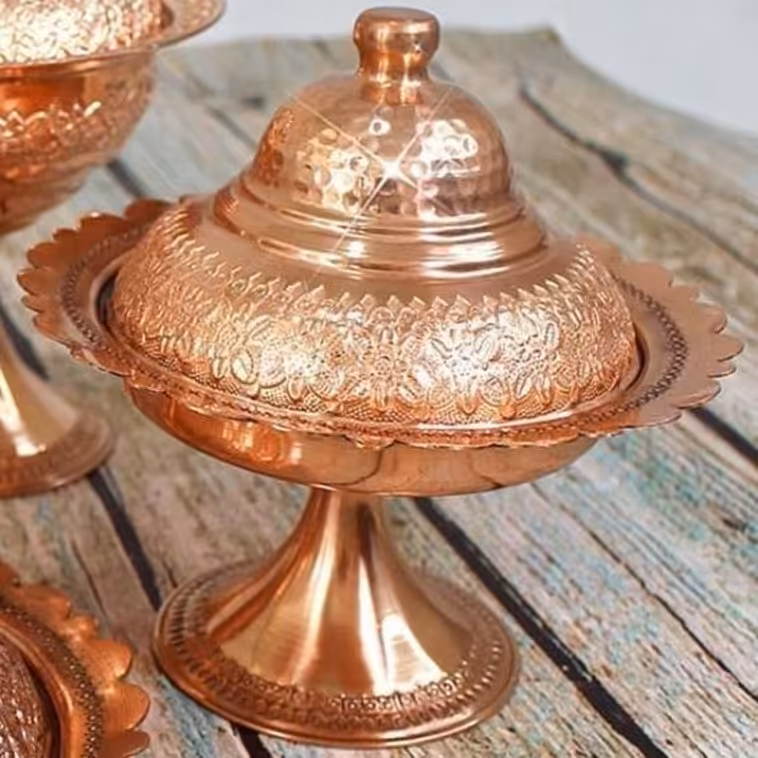باقلوا خوری پایه دار ریز گل
