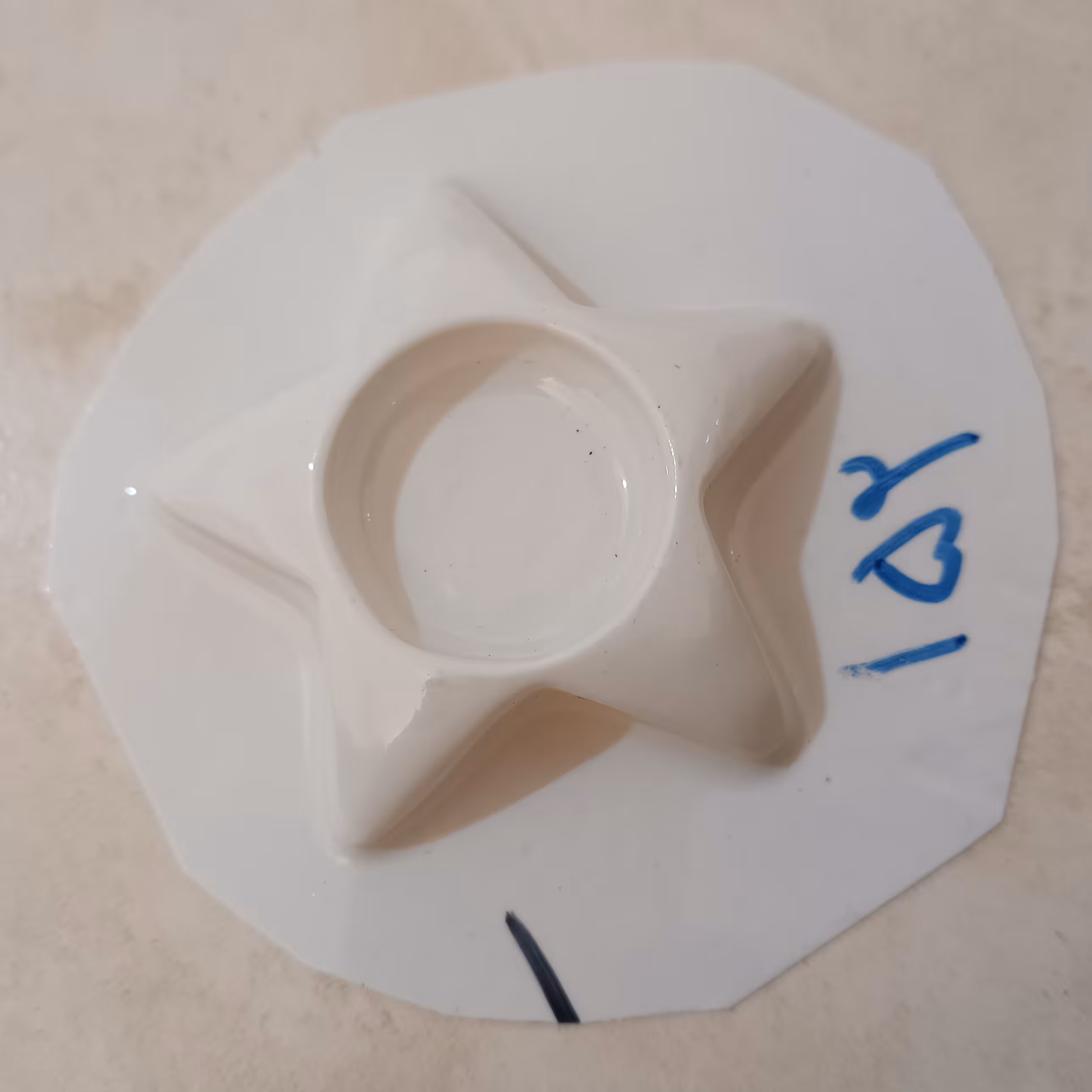 قالب طلقی جا شمعی مدل ستاره کد 125 