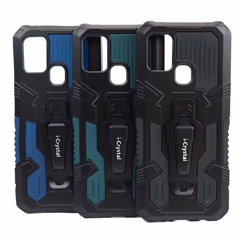 قاب ضد ضربه I-CRYSTAL سامسونگ Samsung A21s - سبز