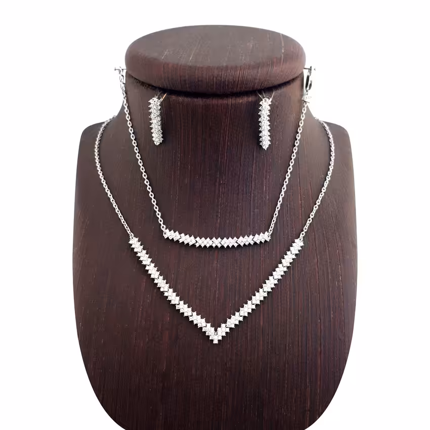 ست نقره زنانه کد SetM106