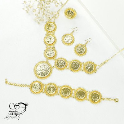 سرویس سکه ای طرح طلا کد 6362