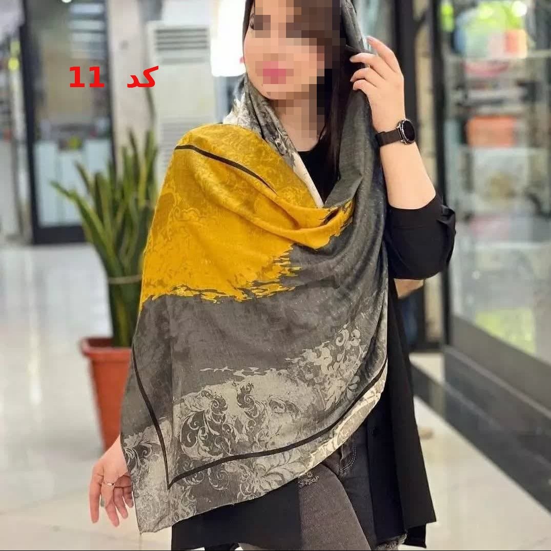 شال نخی ژاکارد منگوله دار (کد11) ارسال رایگان