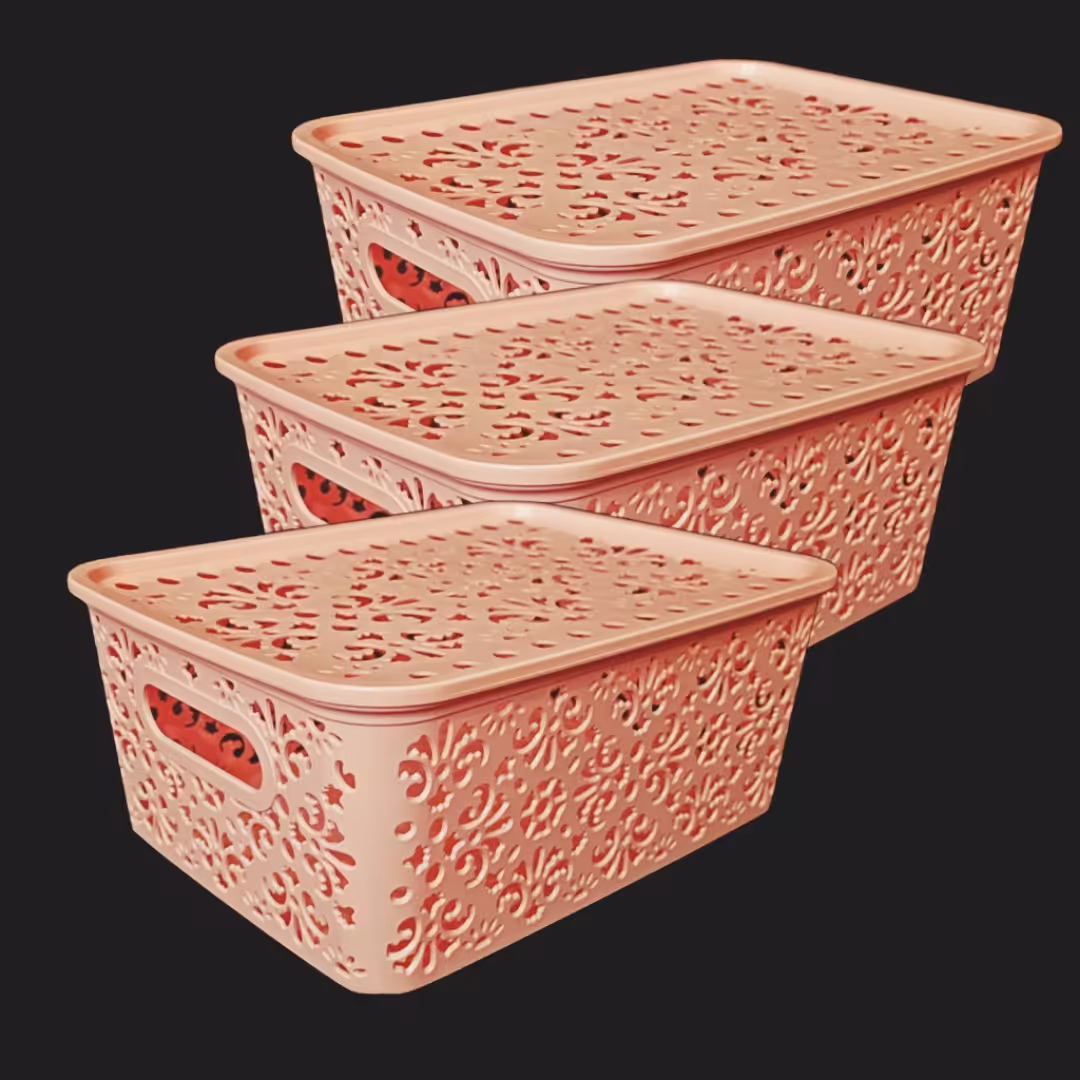 سبد نظم دهنده ترنج کد 2560 مجموعه 3 عددی