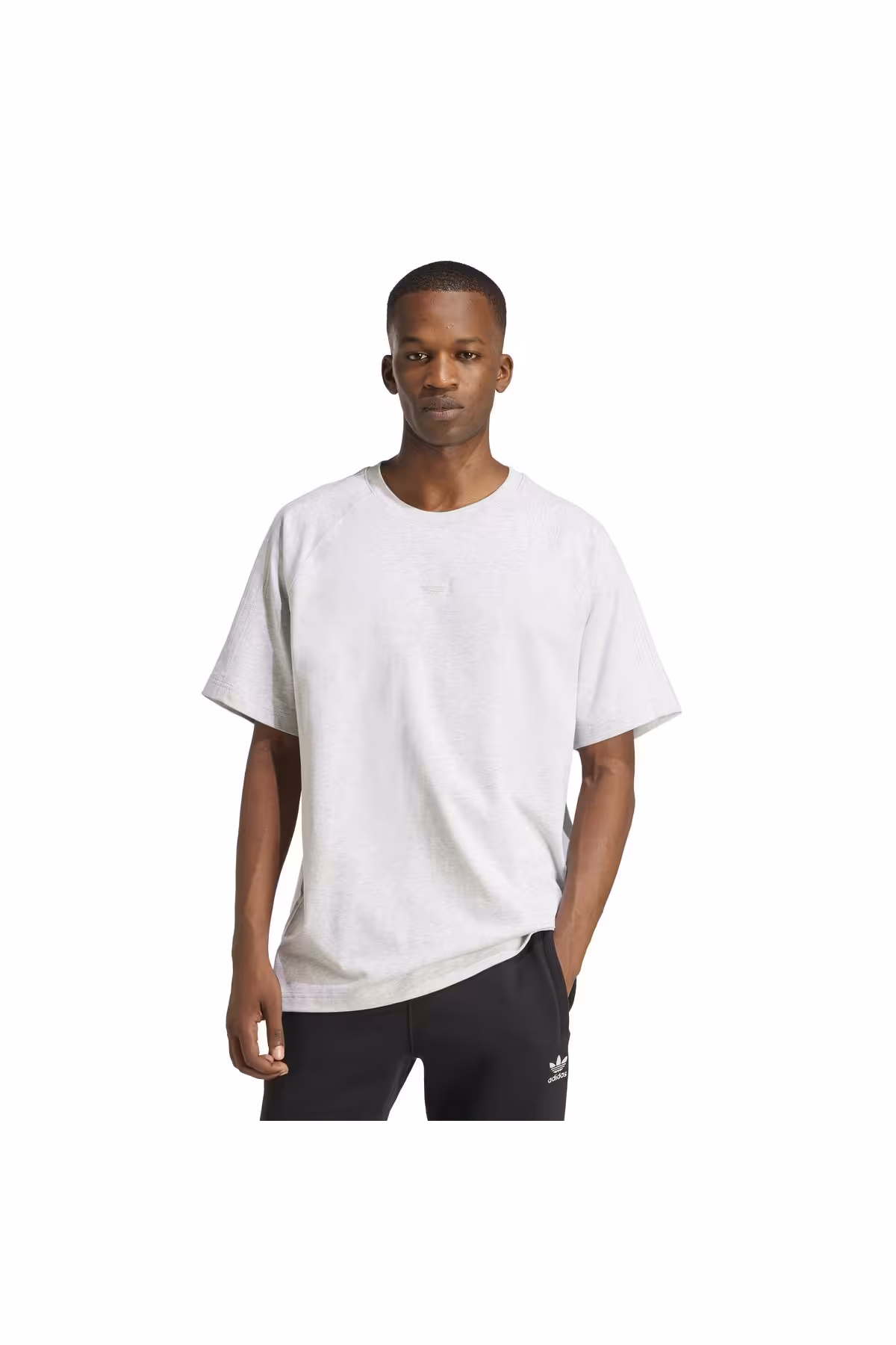 تی شرت ورزشی خاکستری مردانه T اورجینال adidas