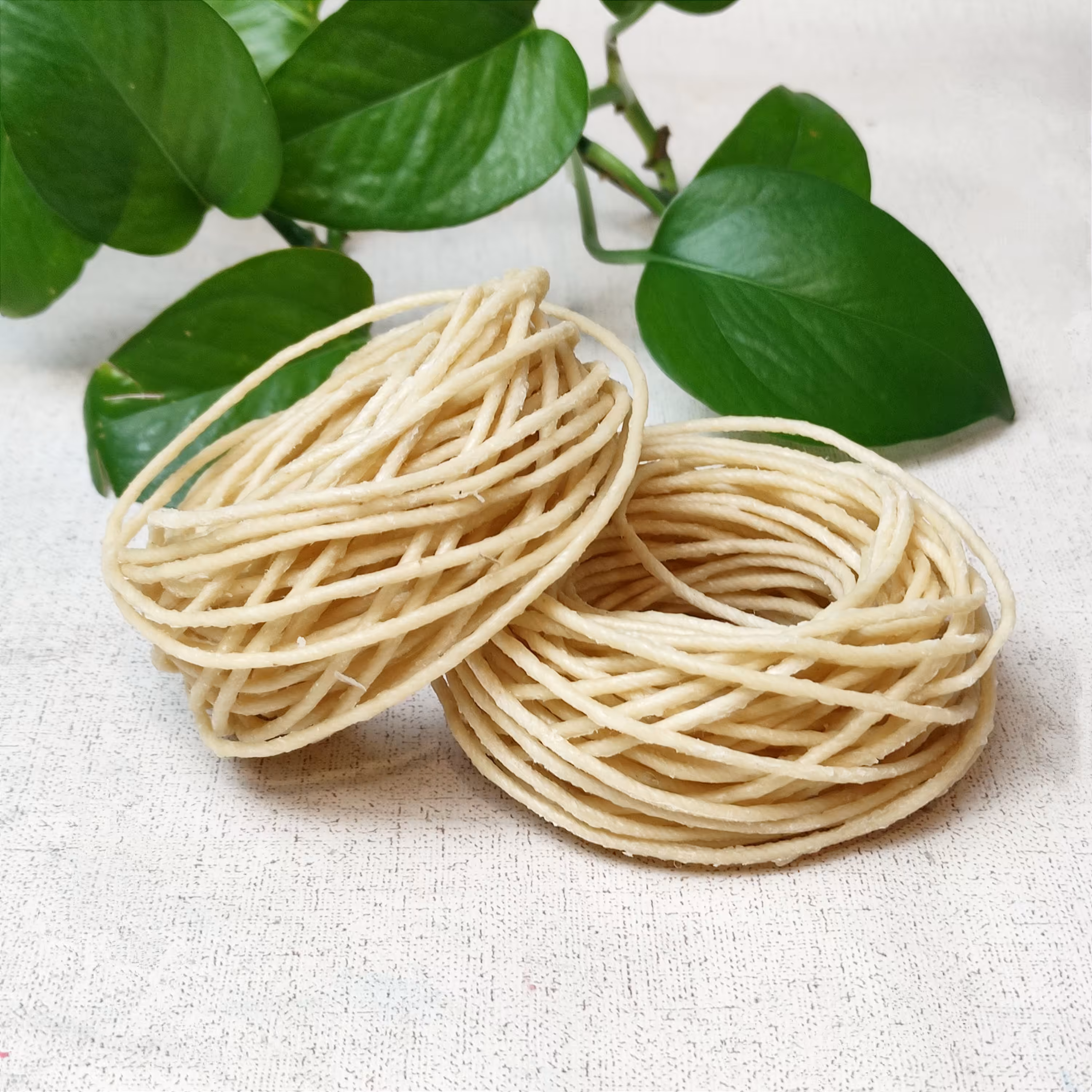 فیتیله مومی 30 تار کلاف 10 متری - سفید