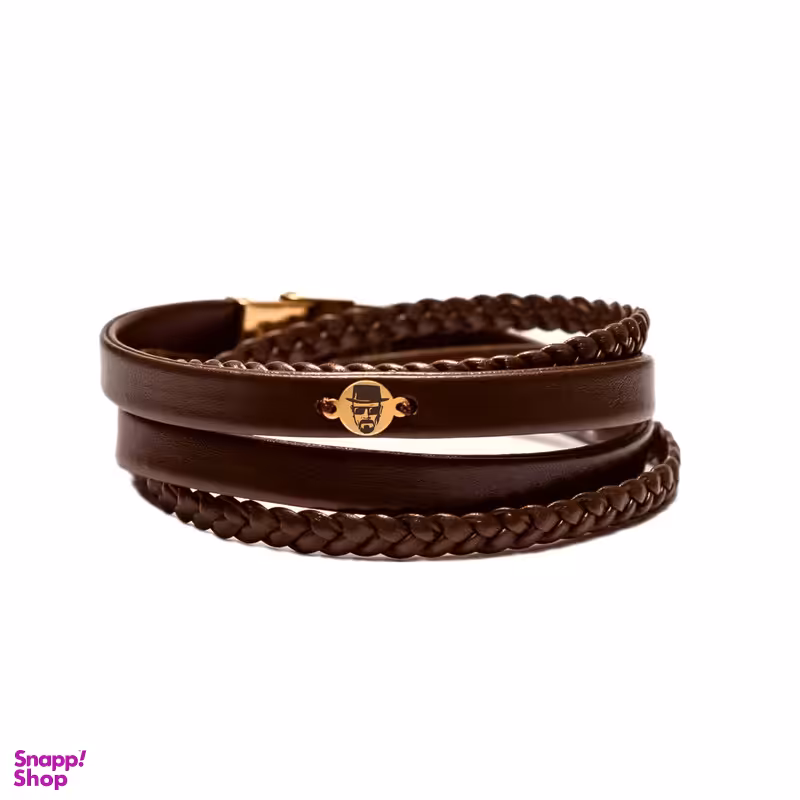 دستبند طلا 18 عیار مردانه لیردا مدل heisenberg 136