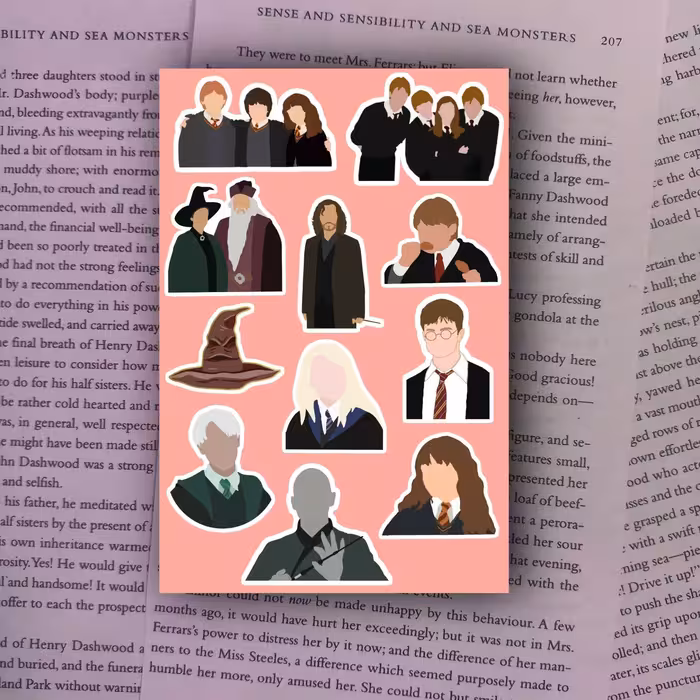 پک استیکر هری پاتر (( برچسب harry Potter ))