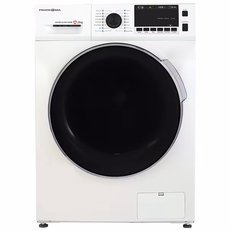 ماشین لباسشویی پاکشوما 8 کیلویی مدل BWF-40801 WT