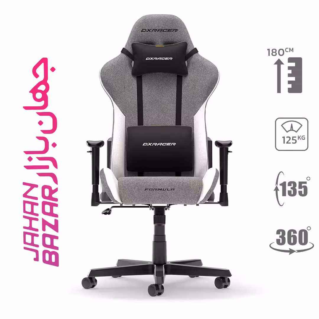 صندلی گیمینگ دی ایکس ریسر Formula Series 2025 L Fabric Gray