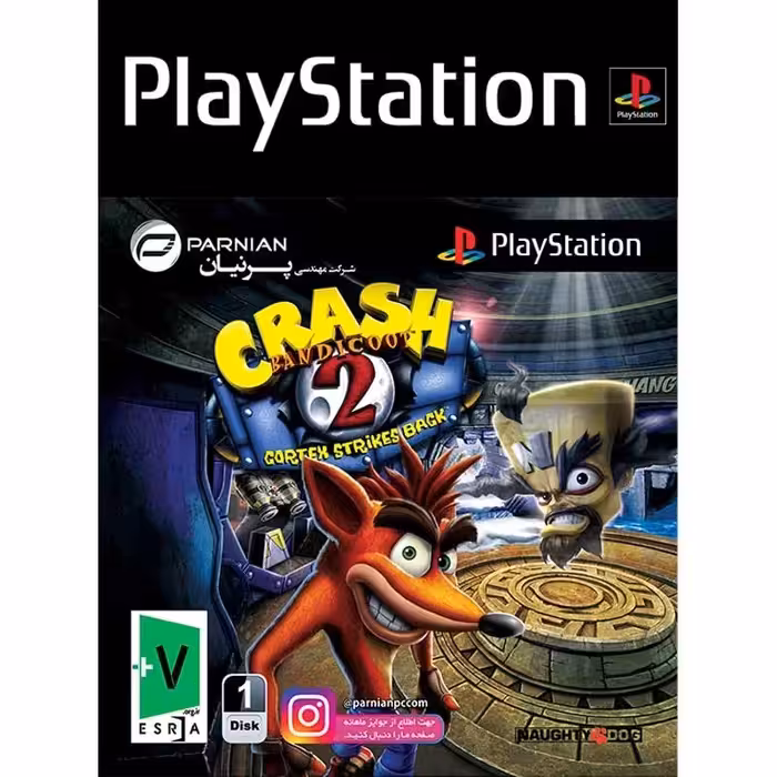 بازی سونی1  CRASH BANDICOOT 2  شرکت پرنیان
