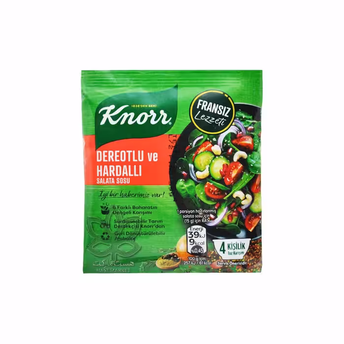 پودر سالاد فیکس شوید و خردل 5 عدد کنور - knorr