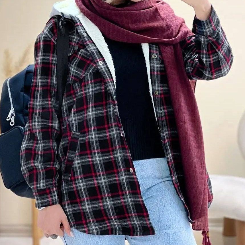 شکت زنانه سویشرت داخل ببعی