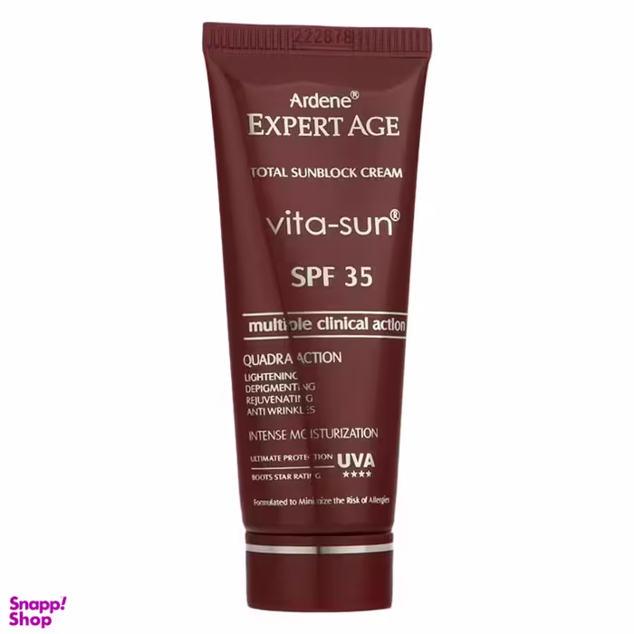کرم ضد آفتاب آردن سری Expert Age مدل Vita Sun با SPF 35 حجم 45 میلی‌‌ لیتر