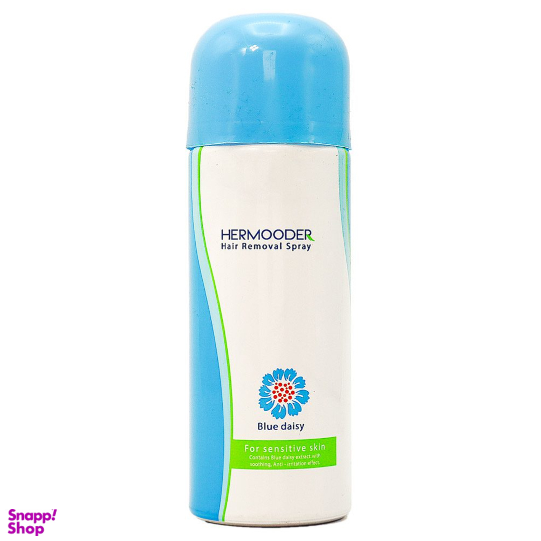 اسپری موبر بدن هرمودر مدل Blue Daisy مناسب پوست های حساس حجم 200 میلی لیتر