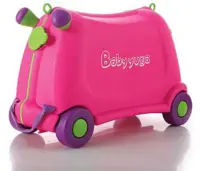 چمدان چرخدار بیبی یوگا ترانکی وال چرخدار رنگ صورتی – سرخابی BABY YUGA /TRANKIVAL