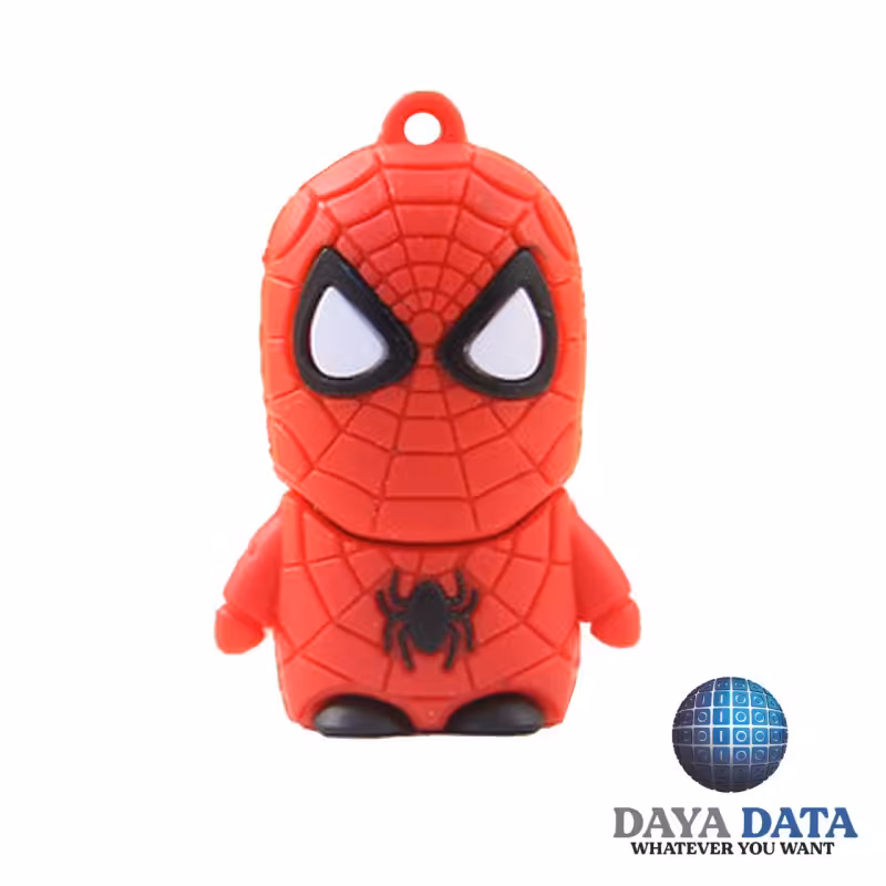 فلش مموری فانتزی دایا دیتا اسپایدرمن کوچک مدلPC1045-7 ظرفیت128GB-USB2 رنگ قرمز