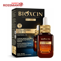 سرم آبرسان صورت بیوکسین Bioxcin حاوی هیالورونیک اسید 3٪ حجم 30 میلی‌لیتر