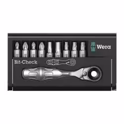 مجموعه 9 عددی آچار جغجغه مینی ورا  مدل 05073645001                     سایز 1/4 اینچ