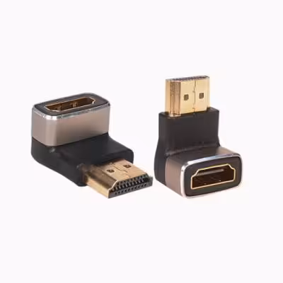 مبدل HDMI 2.1 کی نت 90 درجه K-AHDMF021