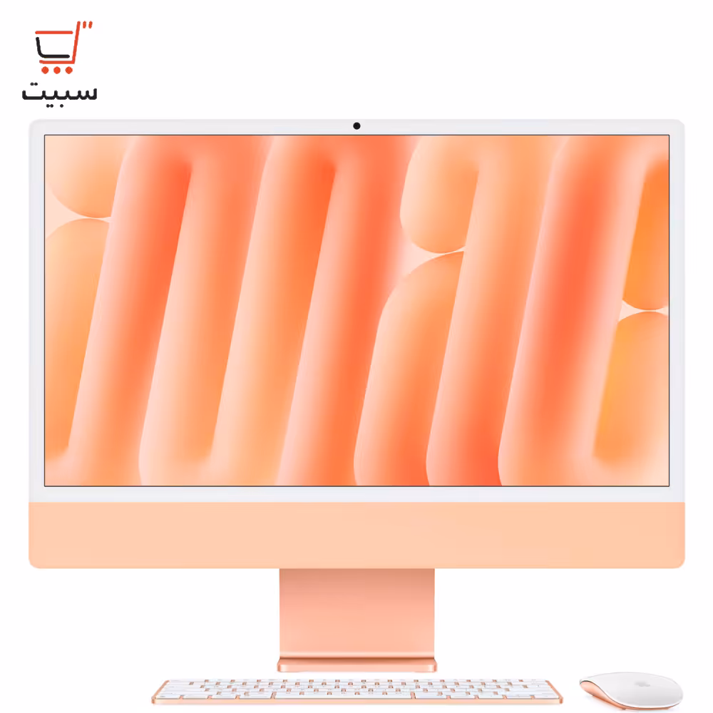 آل این وان 24 اینچی اپل مدل iMac Z1E8000E7 2024 Orange