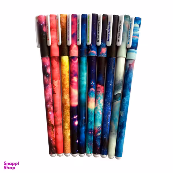 روان نویس هپی دی طرح کهکشان مجموعه 10 عددی