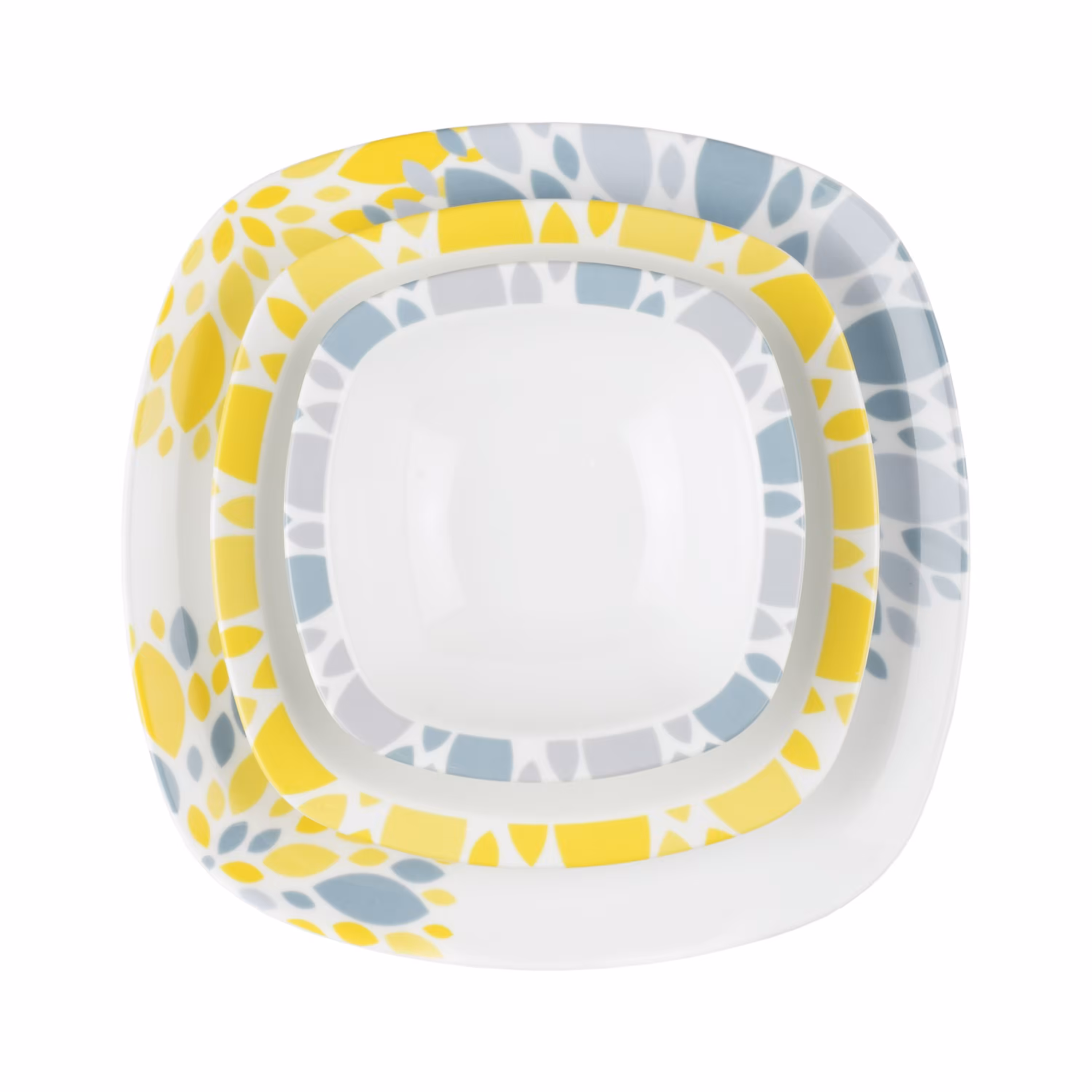 سرویس غذاخوری چینی زرین 6 نفره 27 پارچه سلنا زرد درجه یک 