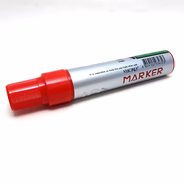 ماژیک سر پهن 10 میل میکرو قرمز