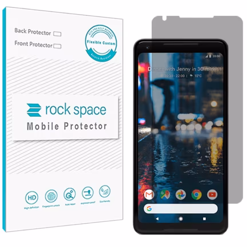 گلس پرایوسی (حریم شخصی)نانو و ضد ضربه گوشی گوگل pixel2 XI برند راک اسپیس 