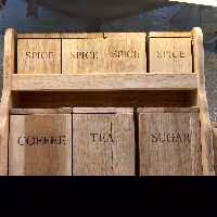 پاسماوری و ادویه 2 طبقه چوب رابروود کد 111 