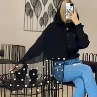 شال نخی بابونه اسپرت مجلسی 