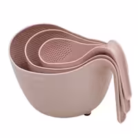 ست برنج شوی دسته دار 3عددی صنعت سازان لیمون 