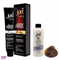 رنگ مو آیون (Ion) شماره 7.0 حجم 120 میلی‌لیتر رنگ بلوند متوسط + اکسیدان آیون (Ion) مدل 30vol نه درصدی حجم 180 میلی‌لیتر