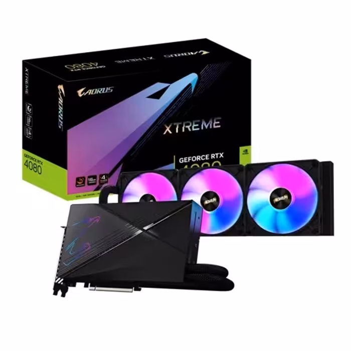 کارت گرافیک گیگابایت AORUS RTX 4080 XTREME WATERFORCE 16G