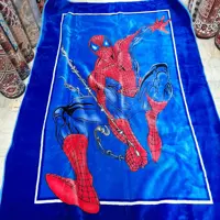پتو گلبافت مدل عروسکی طرح مرد عنکبوتی سایز 160در220 سانتی متر